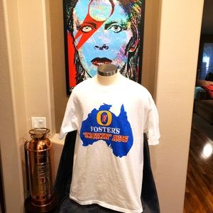 Vintage Foster's "Kicking Aus" t shirt